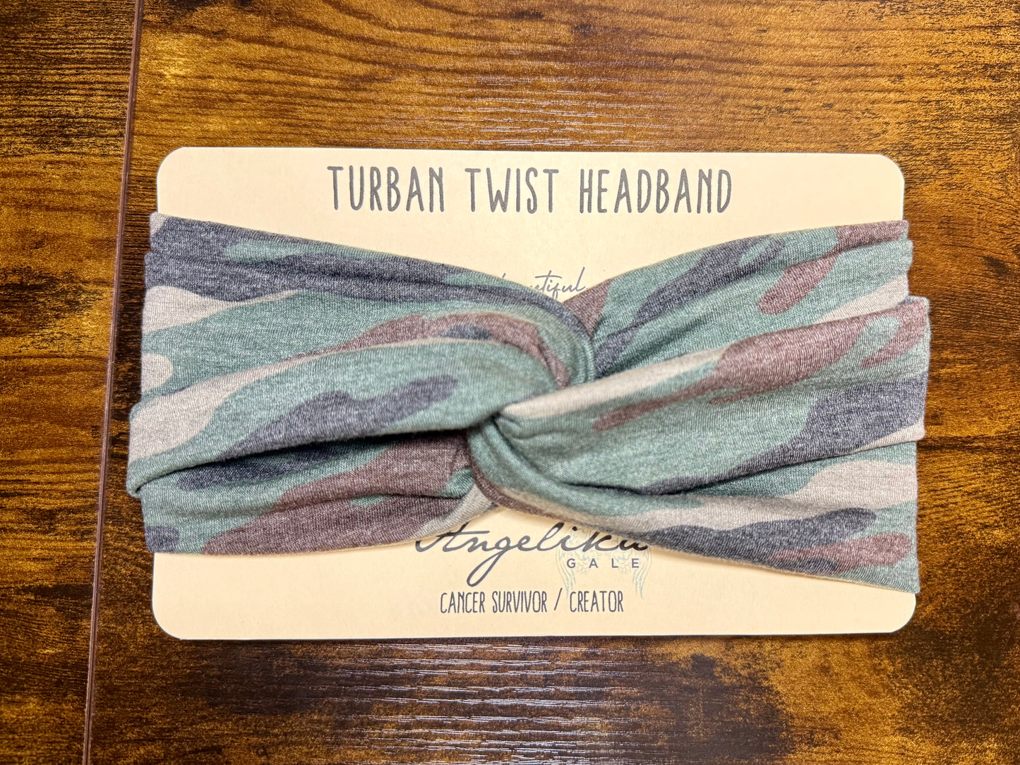 Camo Courage - Turban Twist Headband