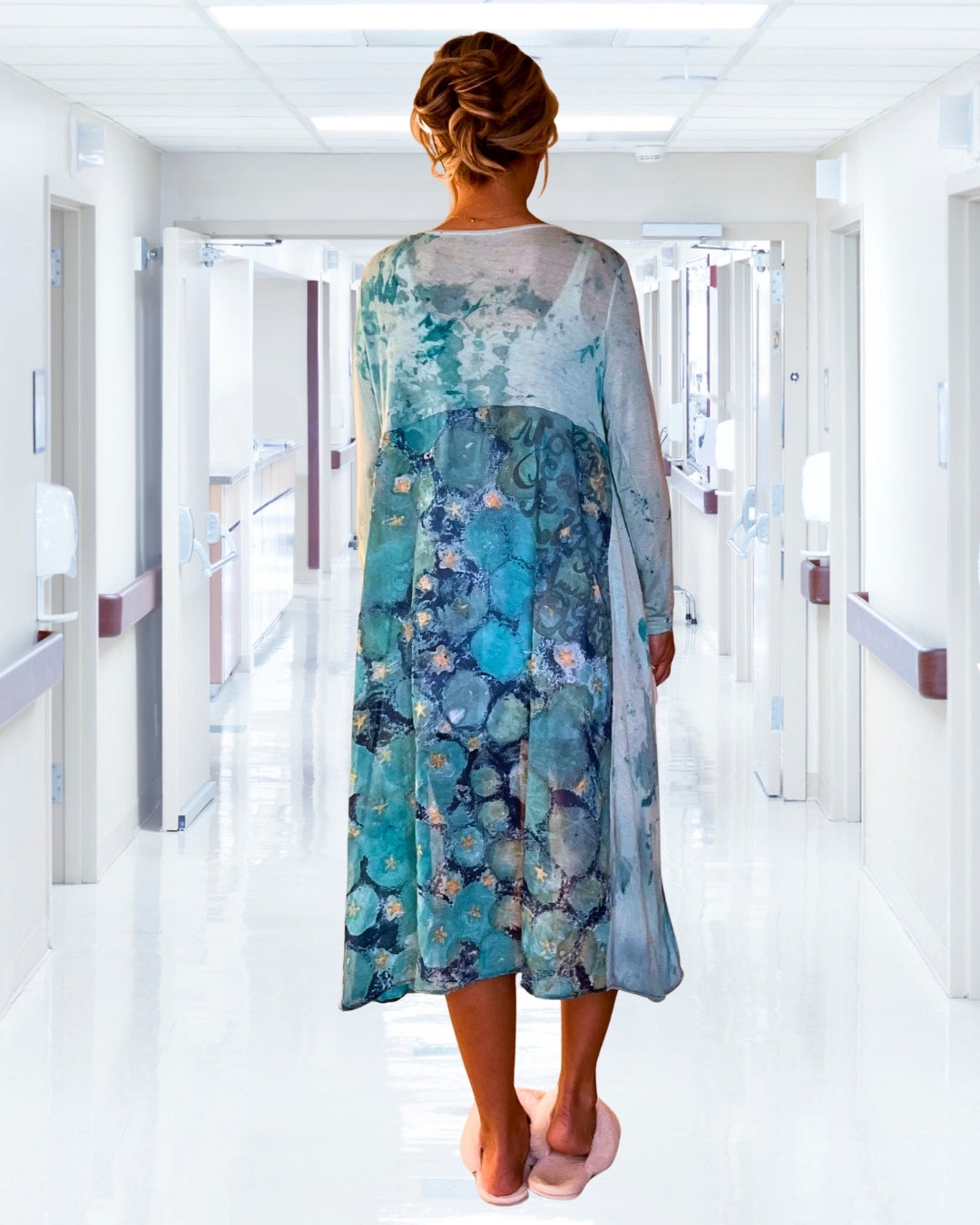 Where the Music Meets the Ocean Kimono by Angelika Gale (Cancer Survivor)