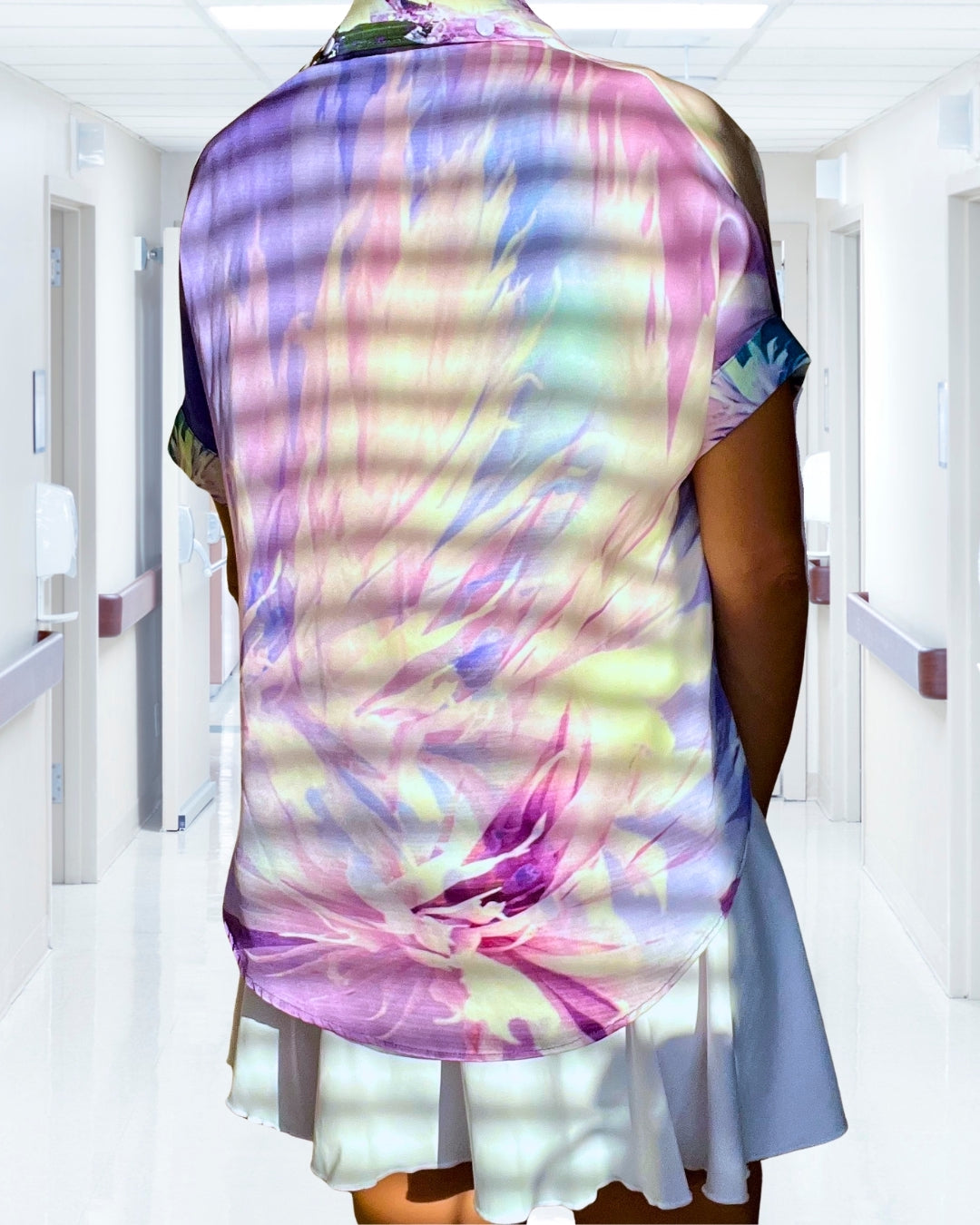 Tranquility Top with Lavender-Infused Collar by Angelika Gale (Cancer Survivor)