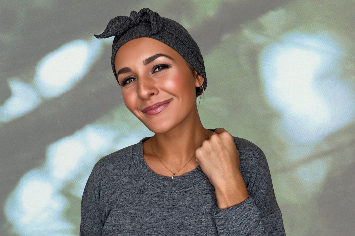 Iron Veil - Wrapped in Strength Head Scarf by Angelika Gale (Cancer Survivor)