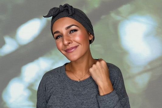 Iron Veil - Wrapped in Strength Head Scarf by Angelika Gale (Cancer Survivor)