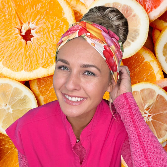 Tropical Fever - Turban Twist Headband - by Angelika Gale (Cancer Survivor)