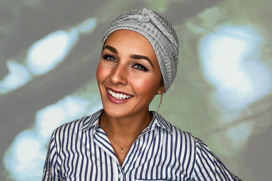 Storm Whisper - Wrapped in Strength Head Scarf by Angelika Gale (Cancer Survivor)