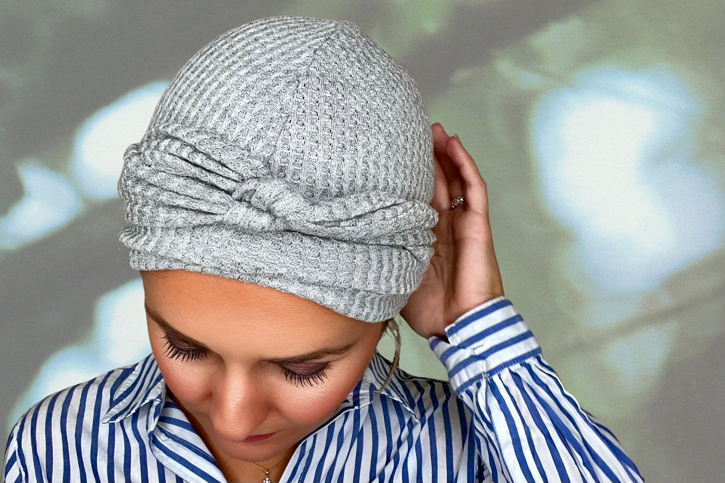 Storm Whisper - Wrapped in Strength Head Scarf by Angelika Gale (Cancer Survivor)