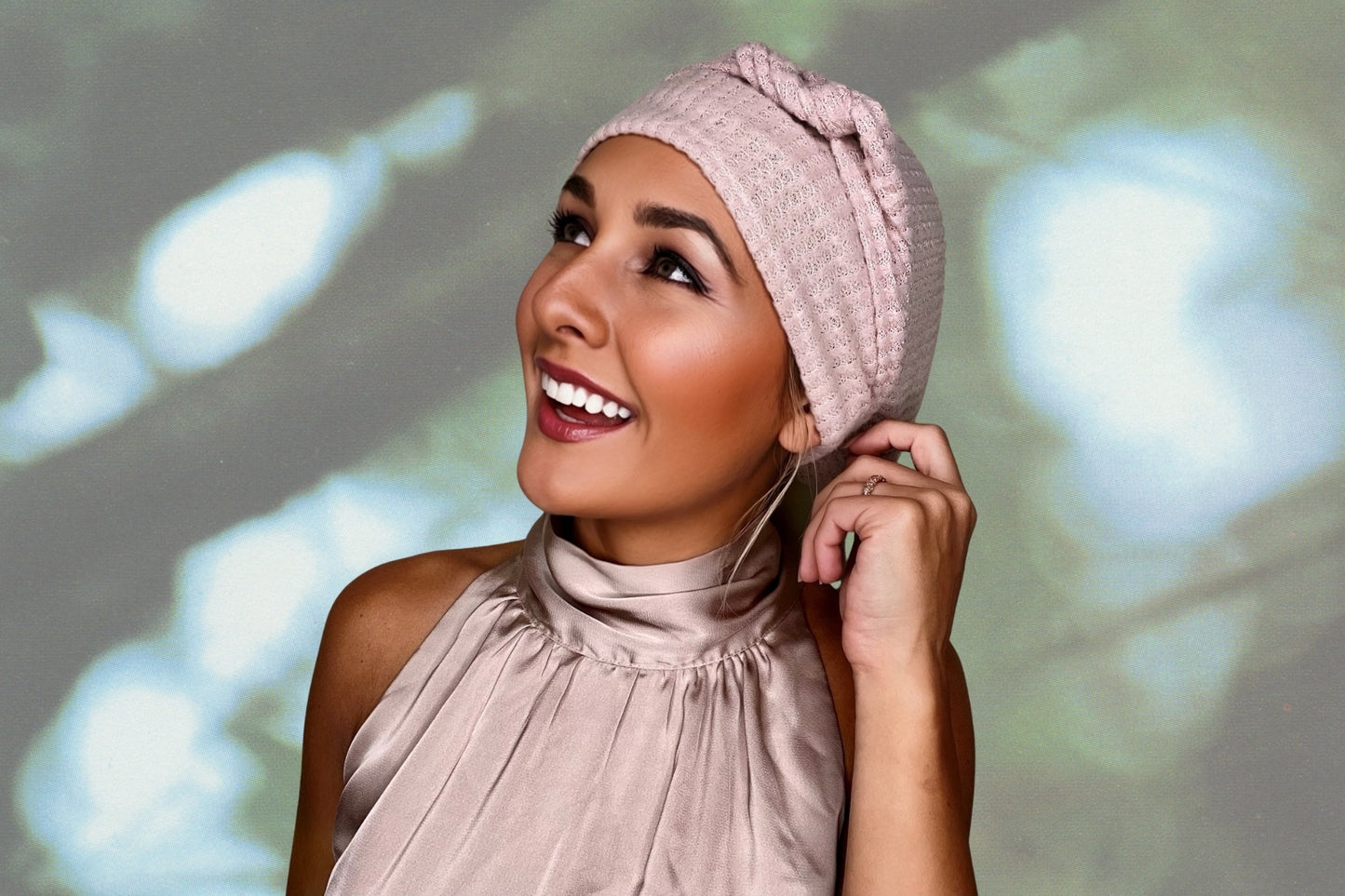 Vintage Rose - Wrapped in Strength Head Scarf by Angelika Gale (Cancer Survivor)