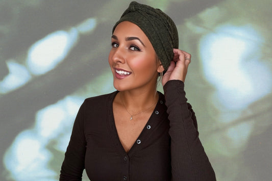 Sage Meadow - Wrapped in Strength Head Scarf by Angelika Gale (Cancer Survivor)