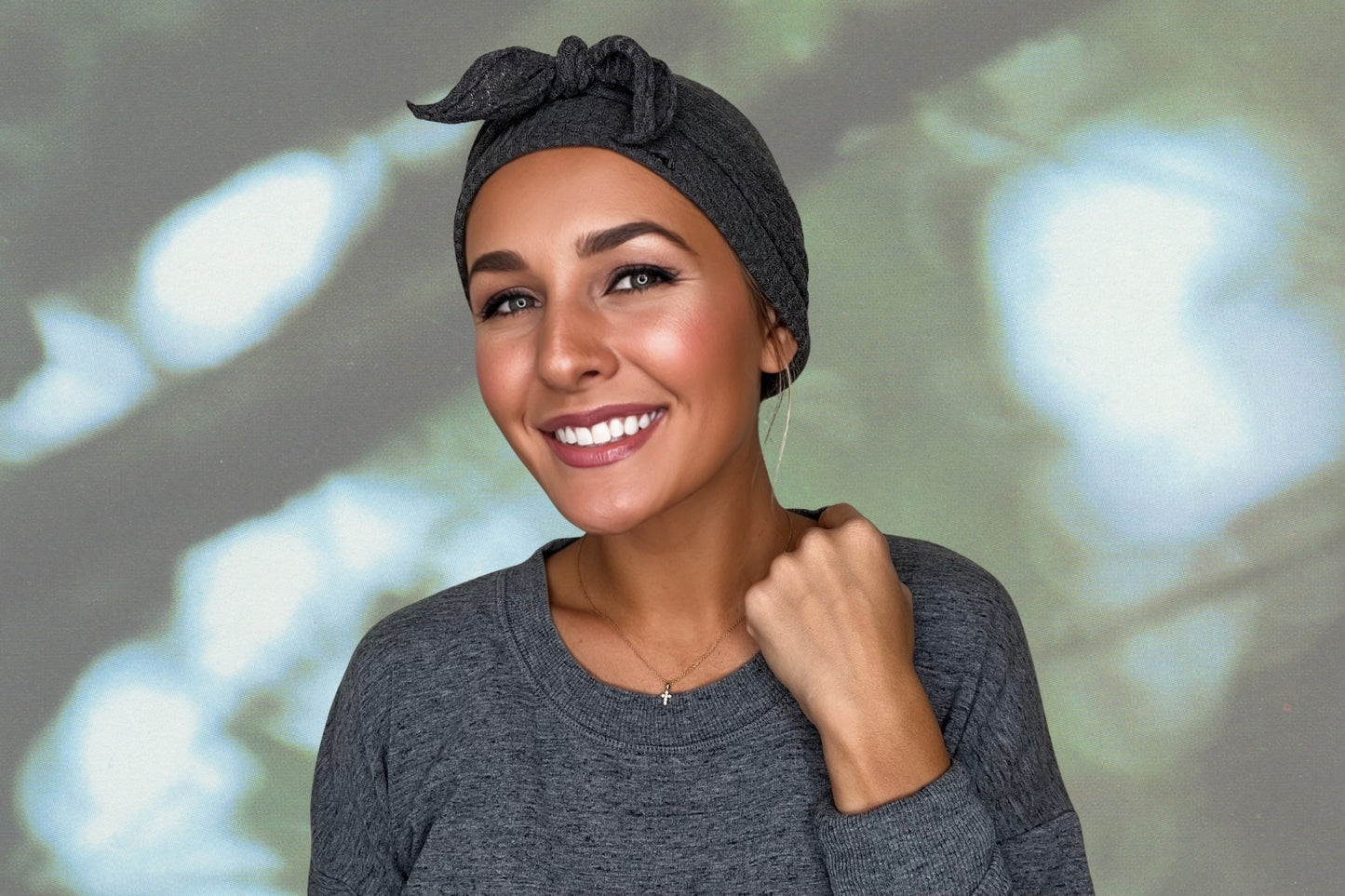 Iron Veil - Wrapped in Strength Head Scarf by Angelika Gale (Cancer Survivor)