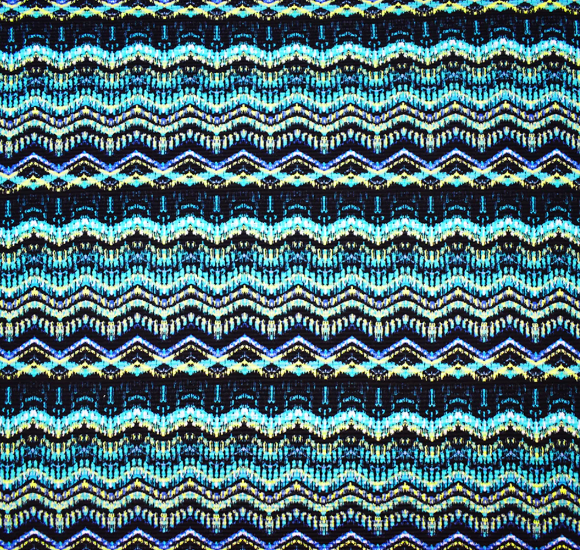 Celestial Tide - Blue Simple Stretch Headband - by Angelika Gale (Cancer Survivor)