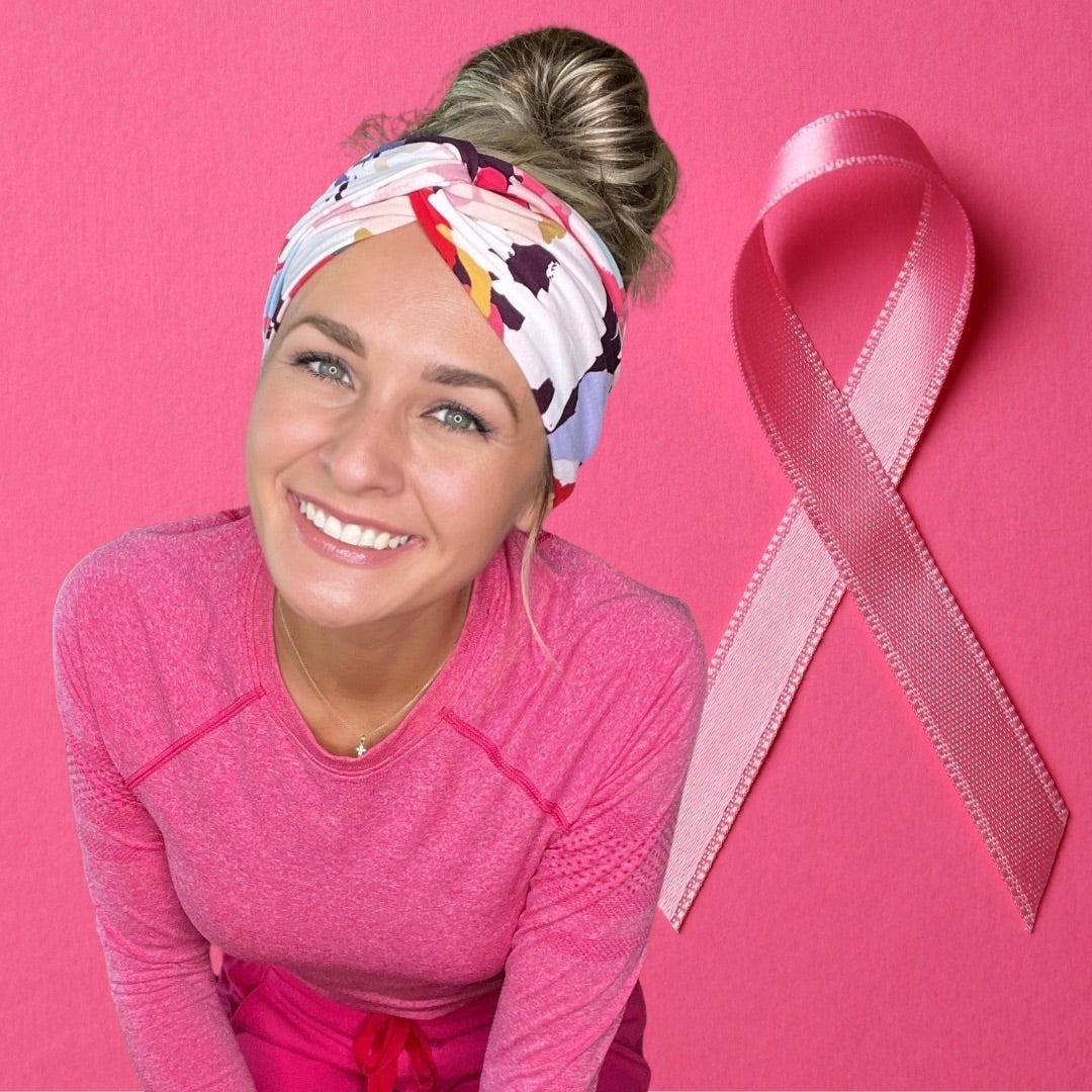 Pink Warrior - Turban Twist Headband - by Angelika Gale (Cancer Survivor)