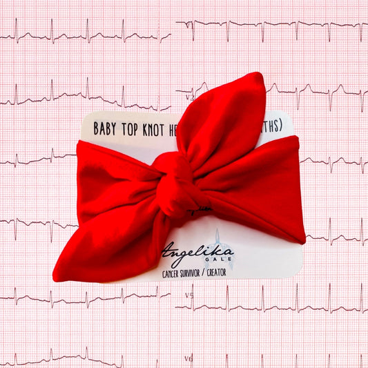 Cardiac Pack Baby Top Knot Turban Twist Headband | by Angelika Gale