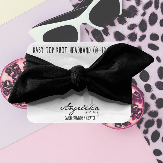 Carpe Diem Baby Top Knot Turban Twist Headband | by Angelika Gale