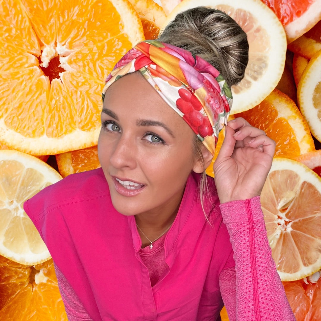 Tropical Fever - Turban Twist Headband - by Angelika Gale (Cancer Survivor)