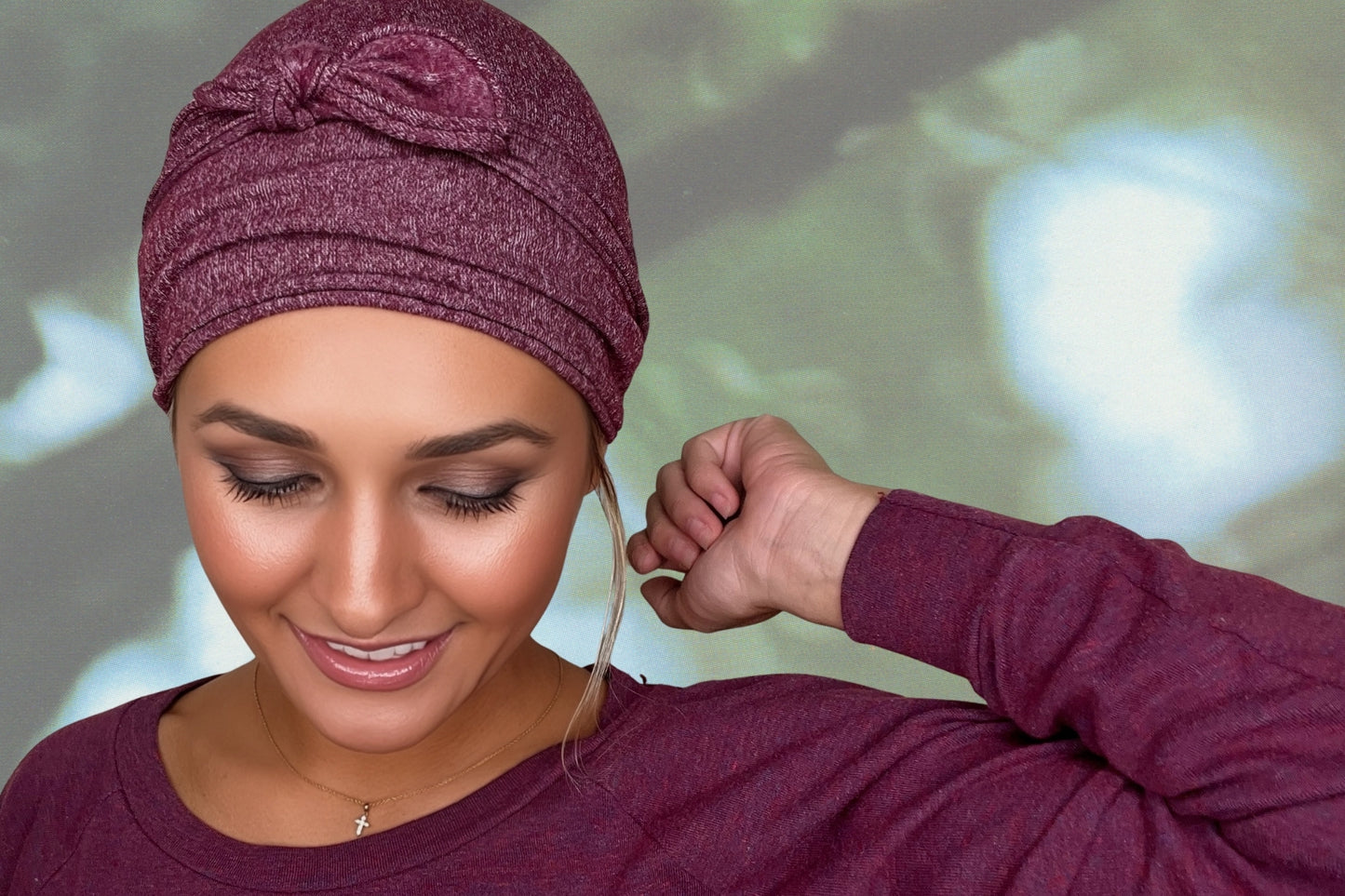 Phoenix Rising - Wrapped in Strength Head Scarf by Angelika Gale (Cancer Survivor)