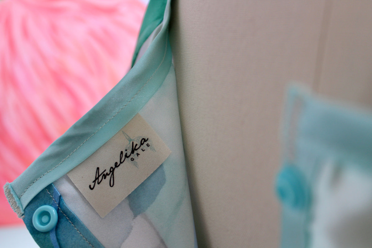 Sea Glass Strength Hospital Gown