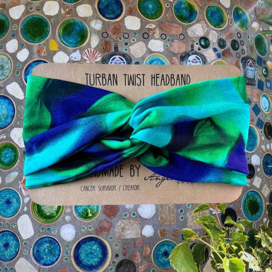 Limited-Edition | Keep Groovin' Turban Twist Headband | by Angelika Gale