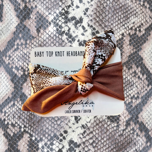 Live Resilient Baby Top Knot Turban Twist Headband | by Angelika Gale
