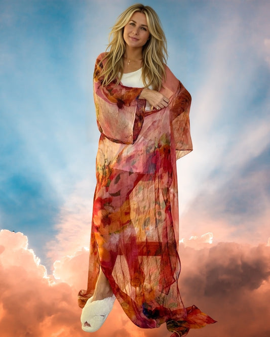 Bouquet of Strength Kimono by Angelika Gale (Cancer Survivor)