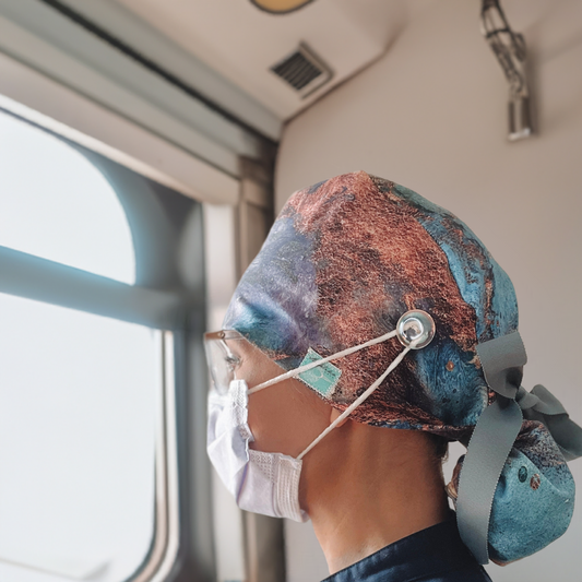 Limited-Edition | Galaxy Scrub Cap | by Angelika Gale