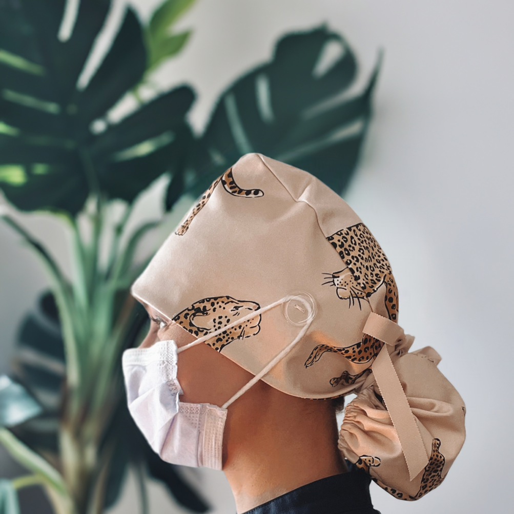 Limited-Edition | Cheetah Scrub Cap | by Angelika Gale