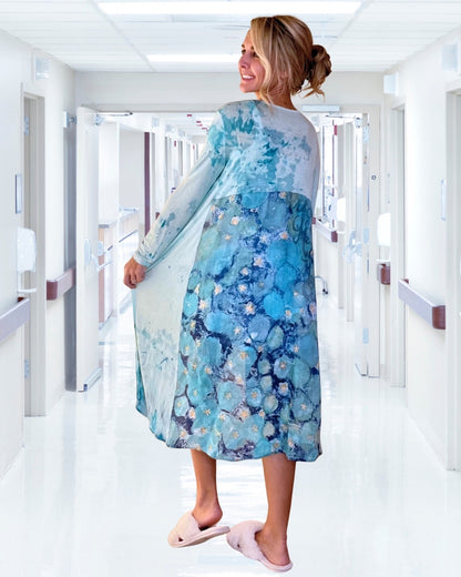 Where the Music Meets the Ocean Kimono by Angelika Gale (Cancer Survivor)