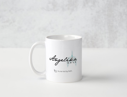 Miracles and Faith Mug by Angelika Gale (Cancer Survivor)