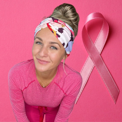 Pink Warrior - Turban Twist Headband - by Angelika Gale (Cancer Survivor)