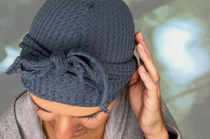 Blue Haven - Wrapped in Strength Head Scarf by Angelika Gale (Cancer Survivor)