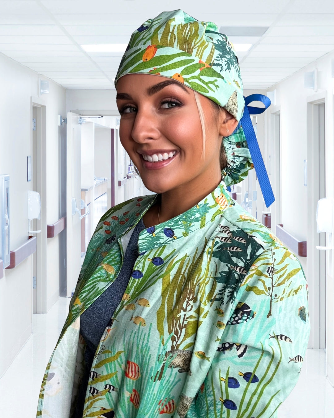 Great Barrier Reef Scrub Cap
