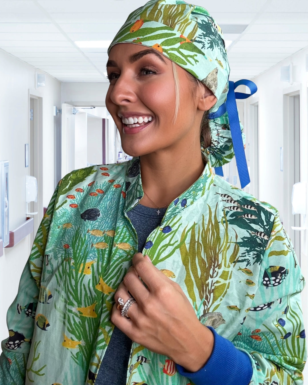 Great Barrier Reef Scrub Cap
