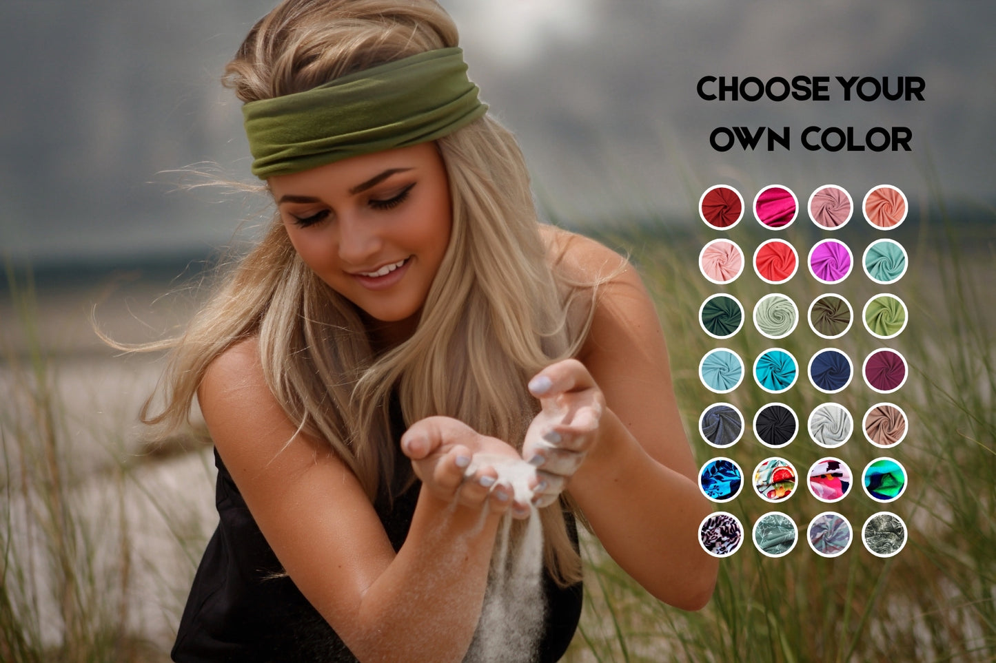 Custom Stretch Headband - Soft, Stylish & Handmade by Angelika Gale