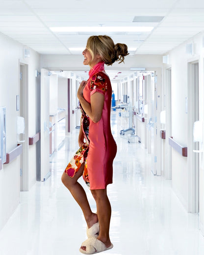 Bloom Brighter Hospital Dress by Angelika Gale (Cancer Survivor)
