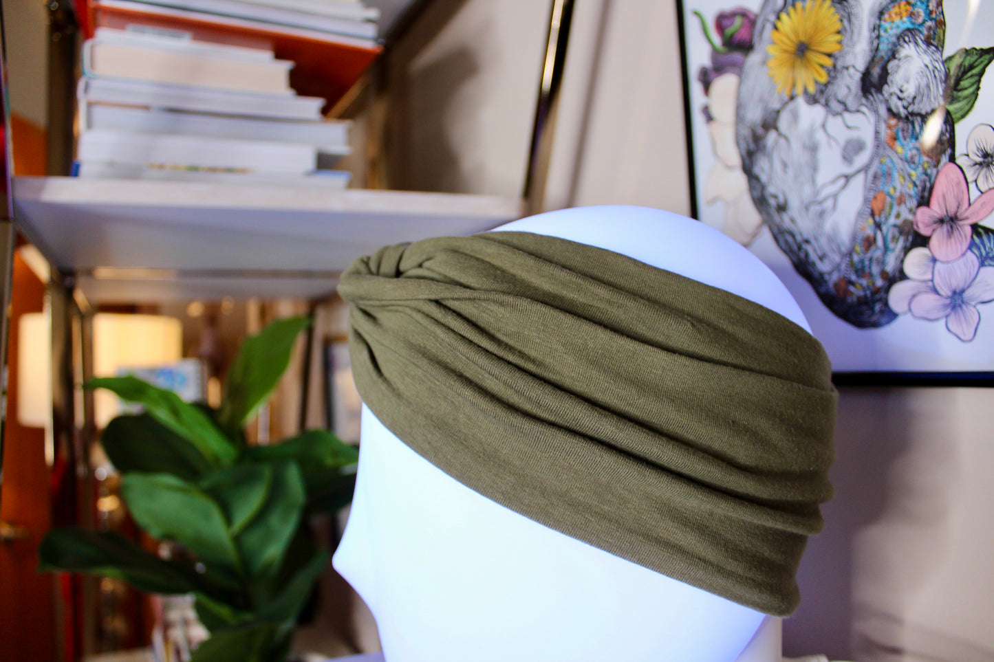 Victory Green - Turban Twist Headband - by Angelika Gale (Cancer Survivor)