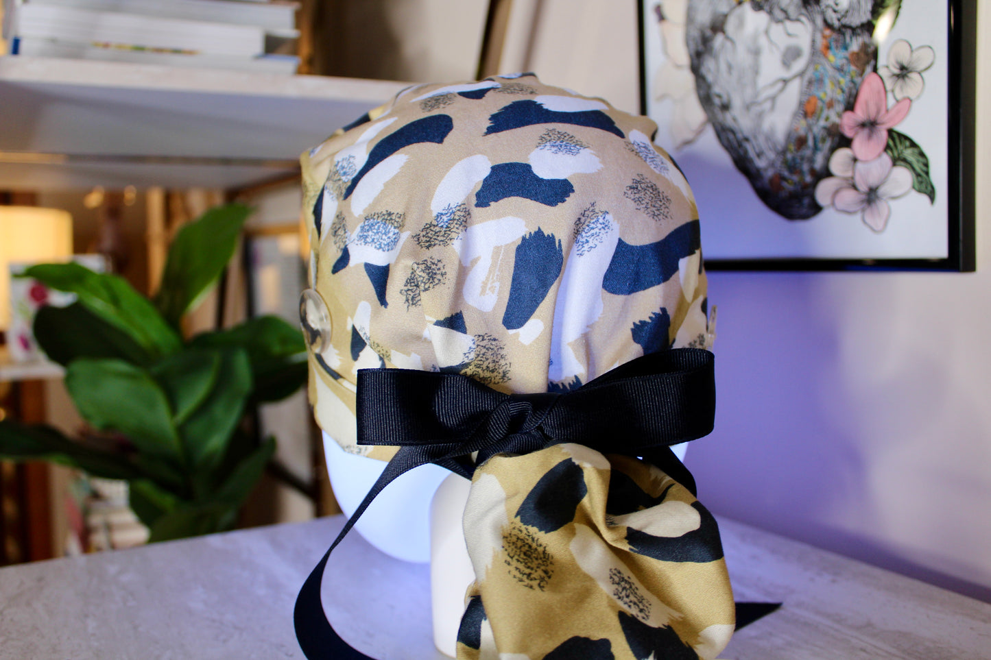 Brush Strokes Scrub Cap - by Angelika Gale (Cancer Survivor)