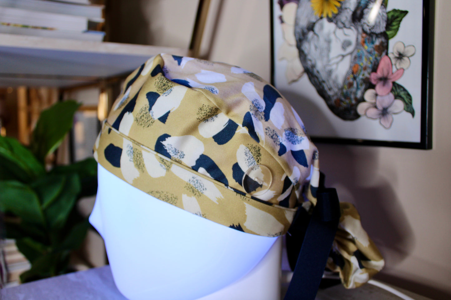 Brush Strokes Scrub Cap - by Angelika Gale (Cancer Survivor)