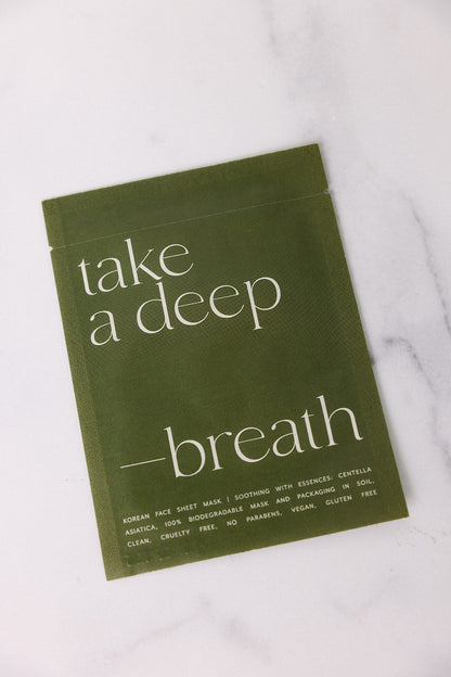 Korean Sheet Mask - Take a Deep Breath