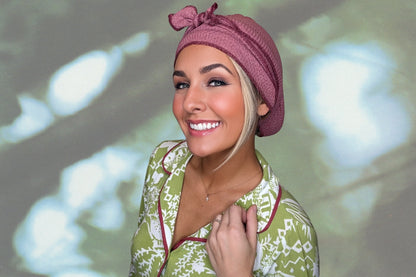 Mauv-lousy Made - Wrapped in Strength Head Scarf by Angelika Gale (Cancer Survivor)