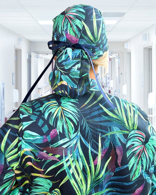 Midnight Paradise Scrub Cap