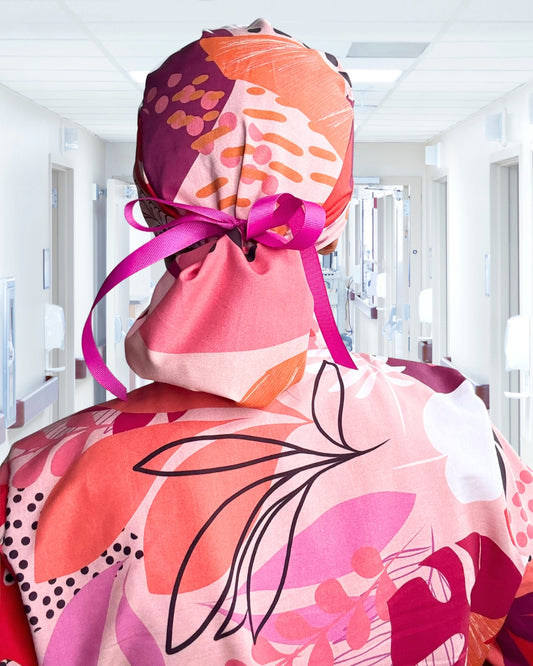 Pink Papaya Scrub Cap