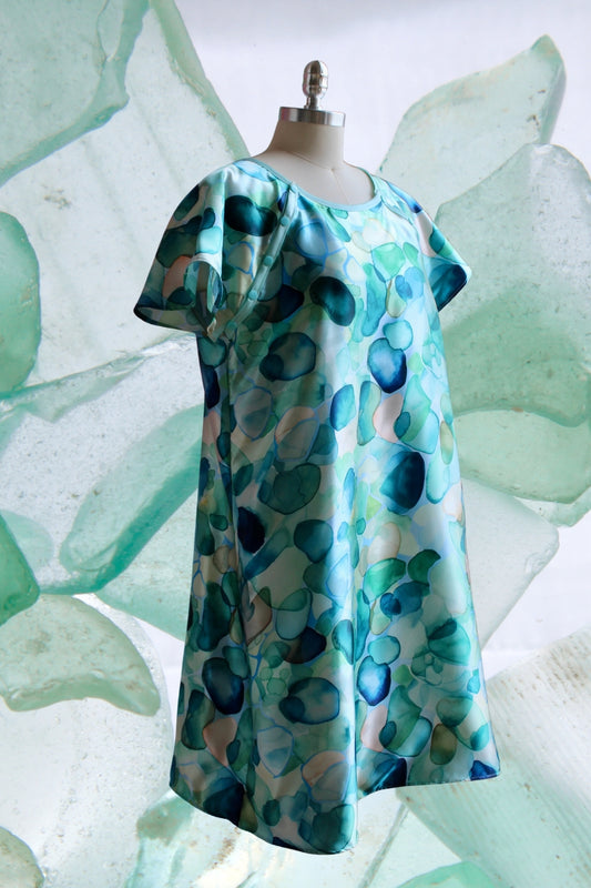 Sea Glass Strength Hospital Gown