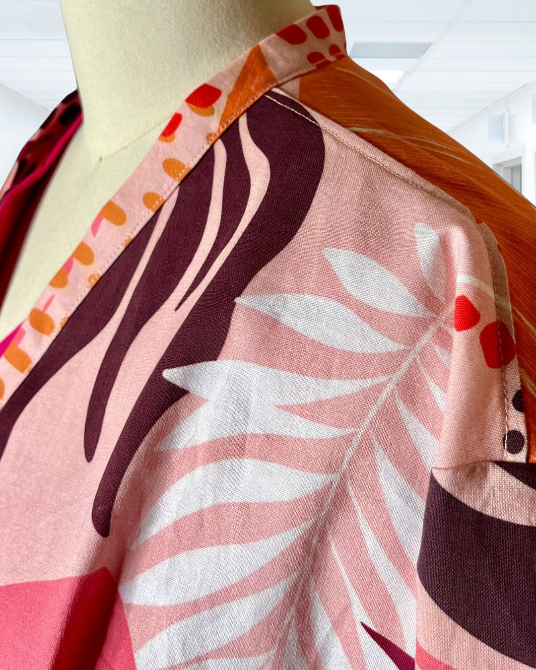 Pink Papaya - Tropical Scrub Jacket