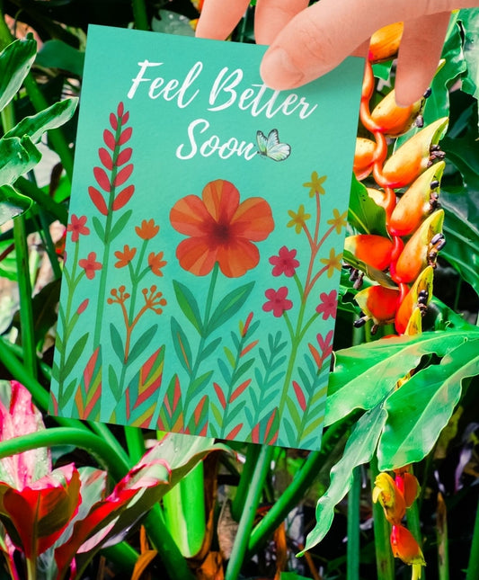 Feel Better Soon - Get Well Card - by Angelika Gale
