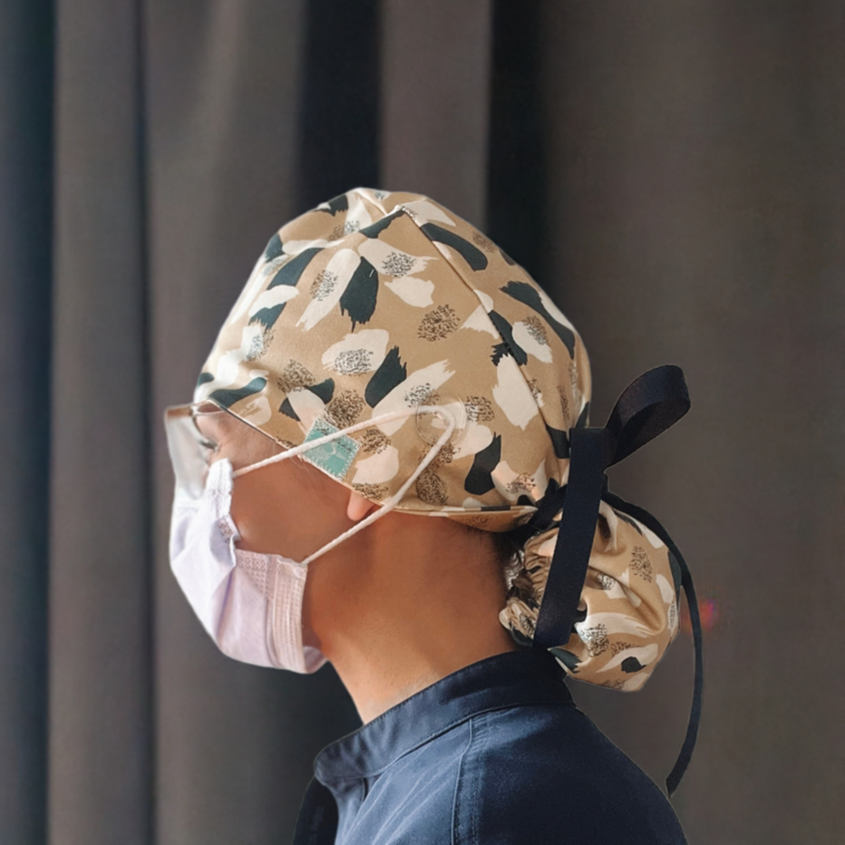 Spotted Scrub Cap by Angelika Gale