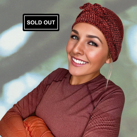 Tiger Lily - Wrapped in Strength Head Scarf by Angelika Gale (Cancer Survivor)